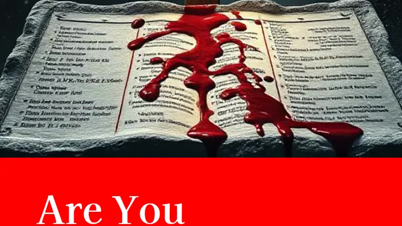 Are You Covered By The Blood of Jesus Christ?