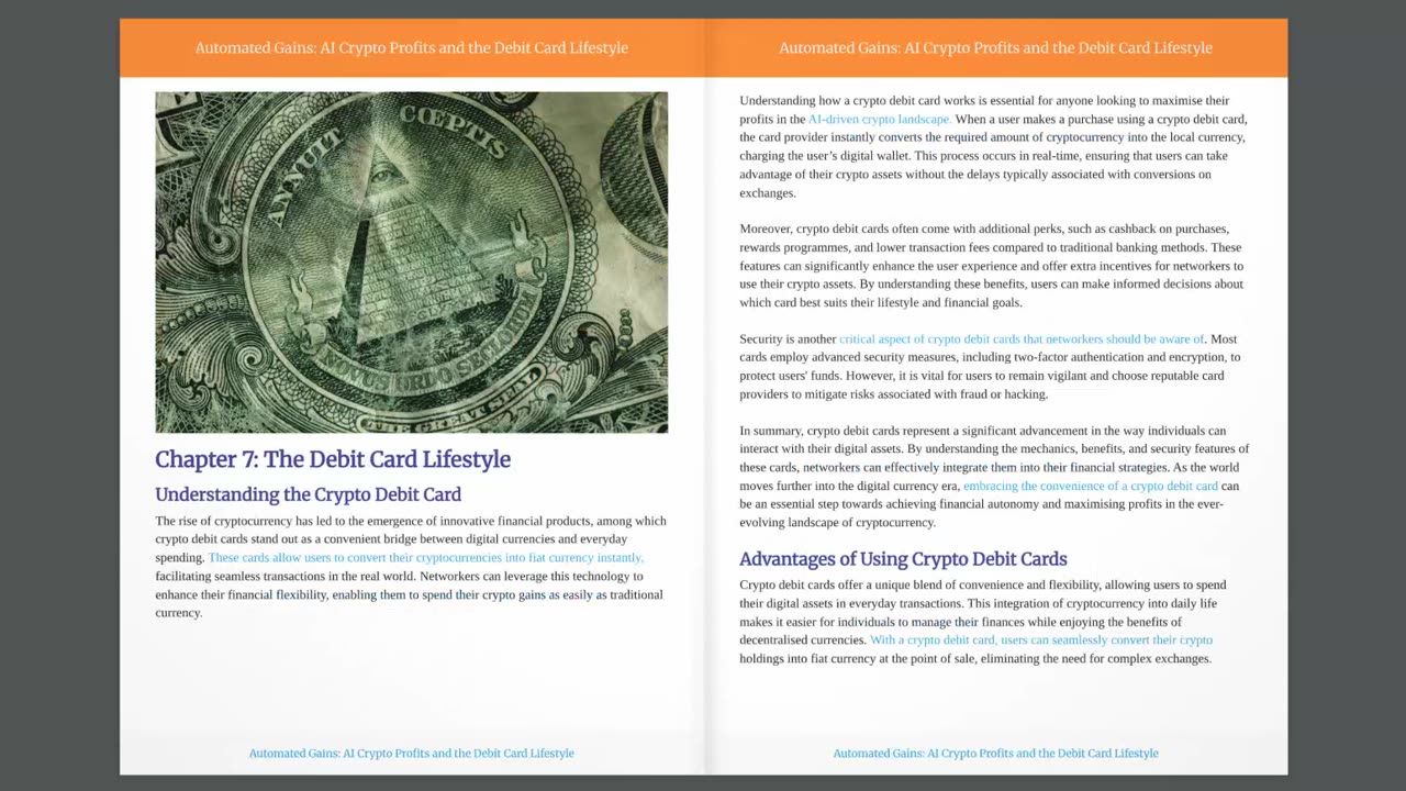 FREE FLIPBOOK ABOUT AI AUTOMATED CRYPTO PROFIT BOTS & HYBRID CRYPTO DEBIT CARDS LIFESTYLE