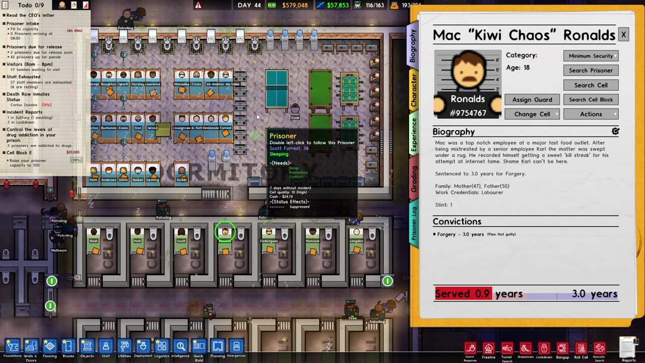 Prison Architect│How to Create a DORMITORY and IS IT WORTH IT? - Guide 2025