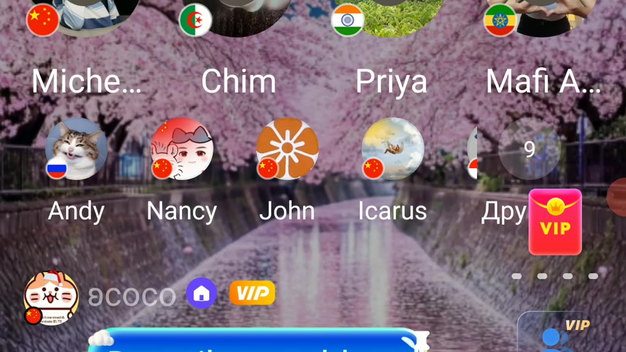 19 - HelloTalk. Voice room. 25.03.2025