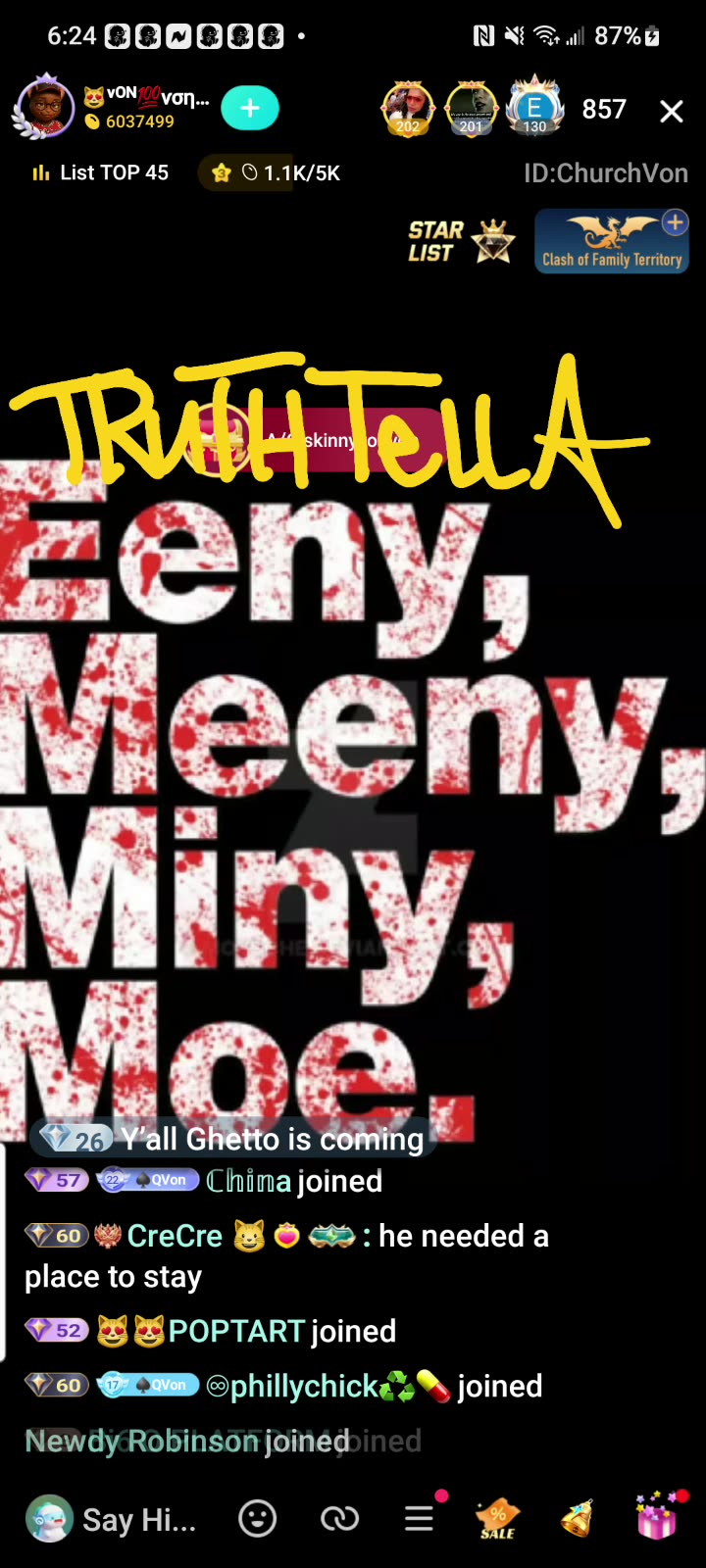 VONVON TRAINWRECK CHRONICLES THEN JOURNEY LIVE