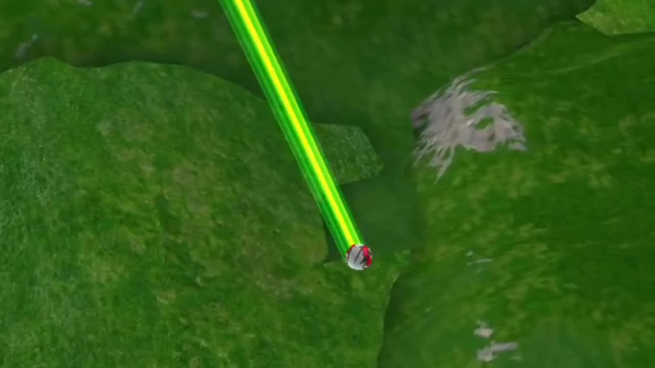 Trick Shot off the tee for a Eagle