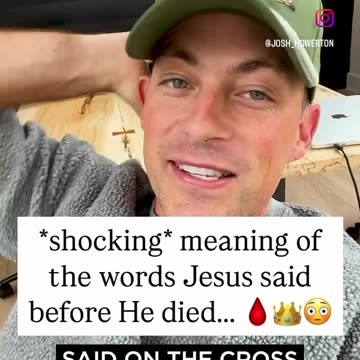 Meaning of the words Jesus spoke before he died. #biblicaltruth