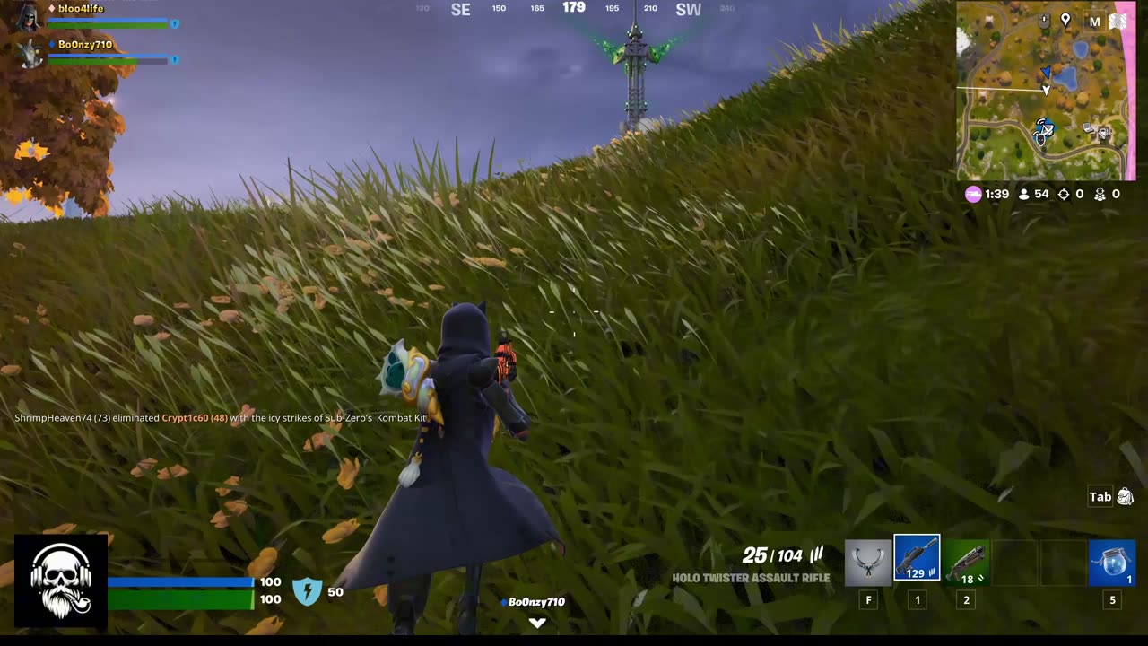 Fortnite Zero Build Second Place run with BoOnzy