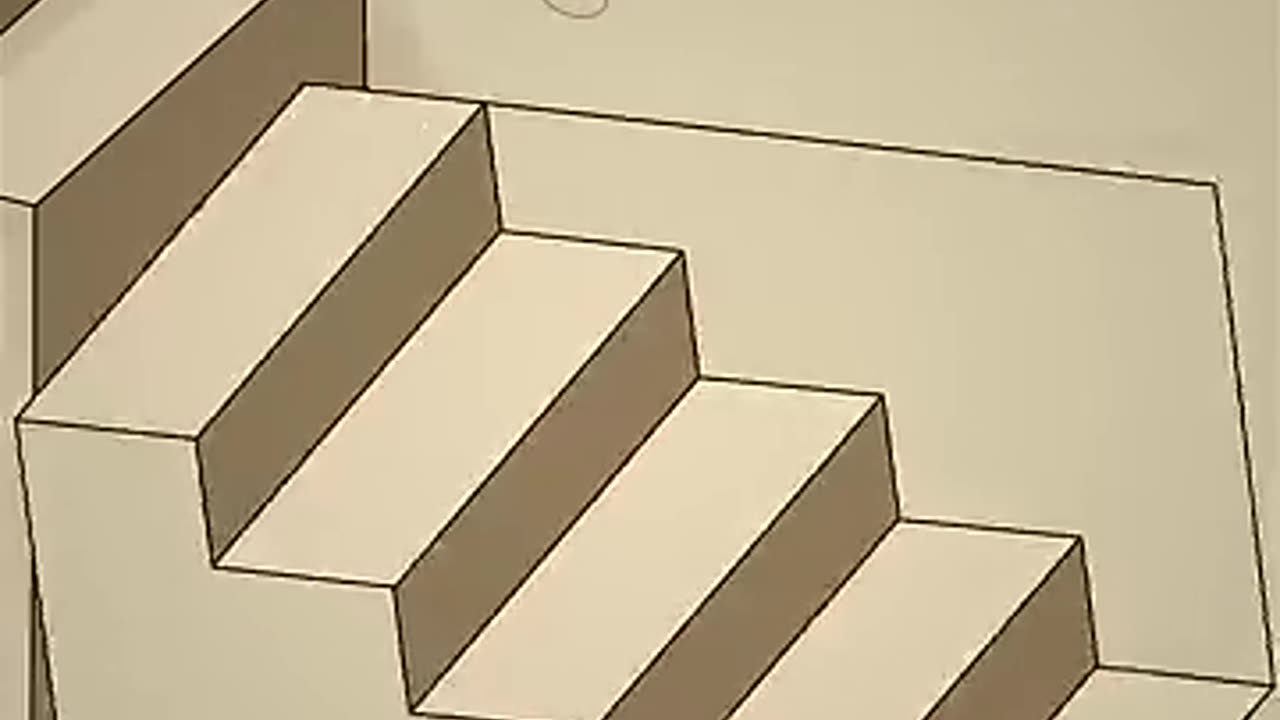 Shocking: What's wrong with these stairs? Infinite Stairs ILLUSION! (Animation m