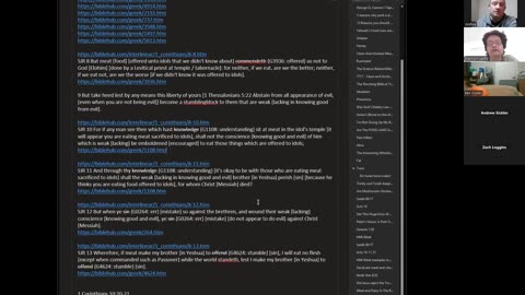 Scripture Study 2026-01-17 Food offered to Idols