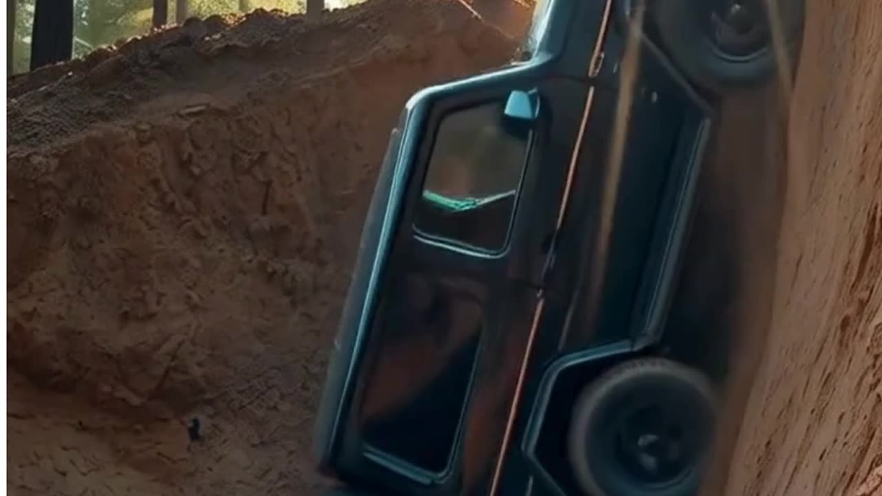 How Did This G-Wagon Get Stuck Like This? Stunt, Fail, or CGI?