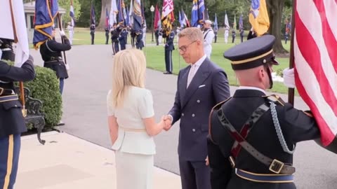 NOW - Zelensky's European posse arrive at the White House
			