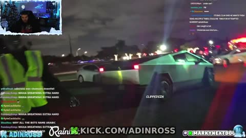 Adin Ross finds out the stream-sniper Clavicular RAN OVER with his Cybertruck is DEAD