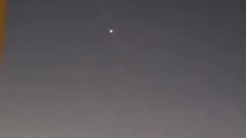 Iranian missiles spotted in the sky over Qatar's Lusail Stadium