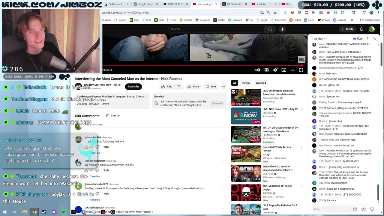 JimboZoomer reacts to Nick appearing on Bradley Martyn's Raw Talk