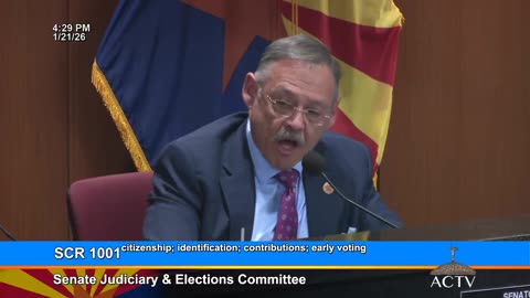Sen. Mark Finchem: Let the Voters Decide Election Integrity (SCR 1001)