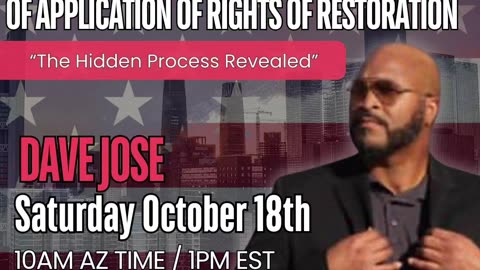 10-18-25 Webinar: Scholarly Review of Application of Rights Restoration
