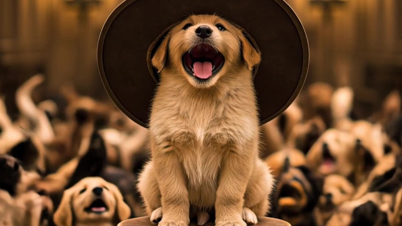 Hogwarts for Dogs? 🧙‍♂️🐾 Watch This Puppy’s Magical Sorting Moment!