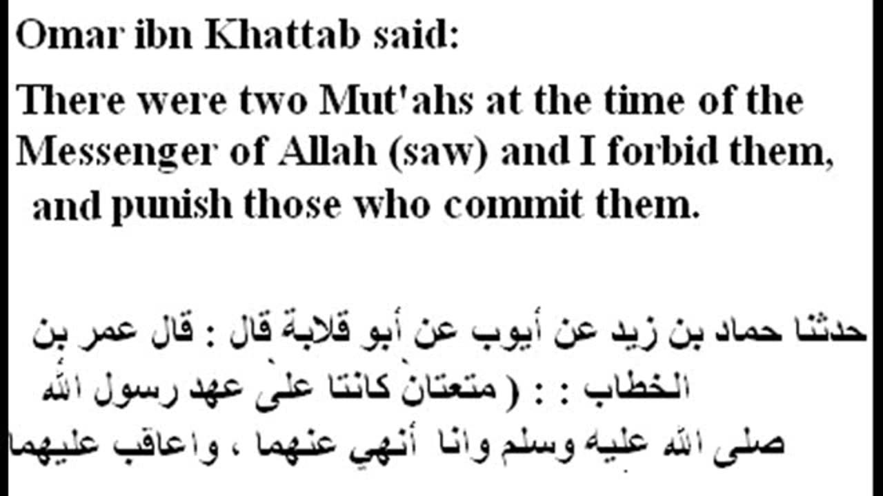 Temporary marriage is Haram 14