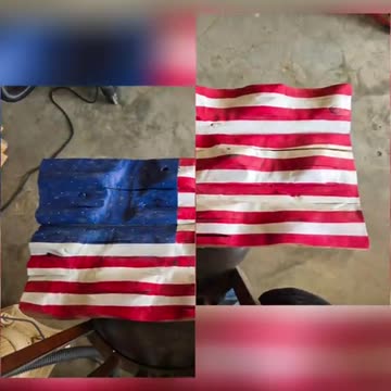 First attempt at hand made flag