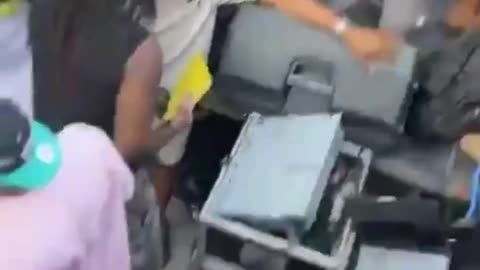 The old French lady has had enough of African music in France, so she goes