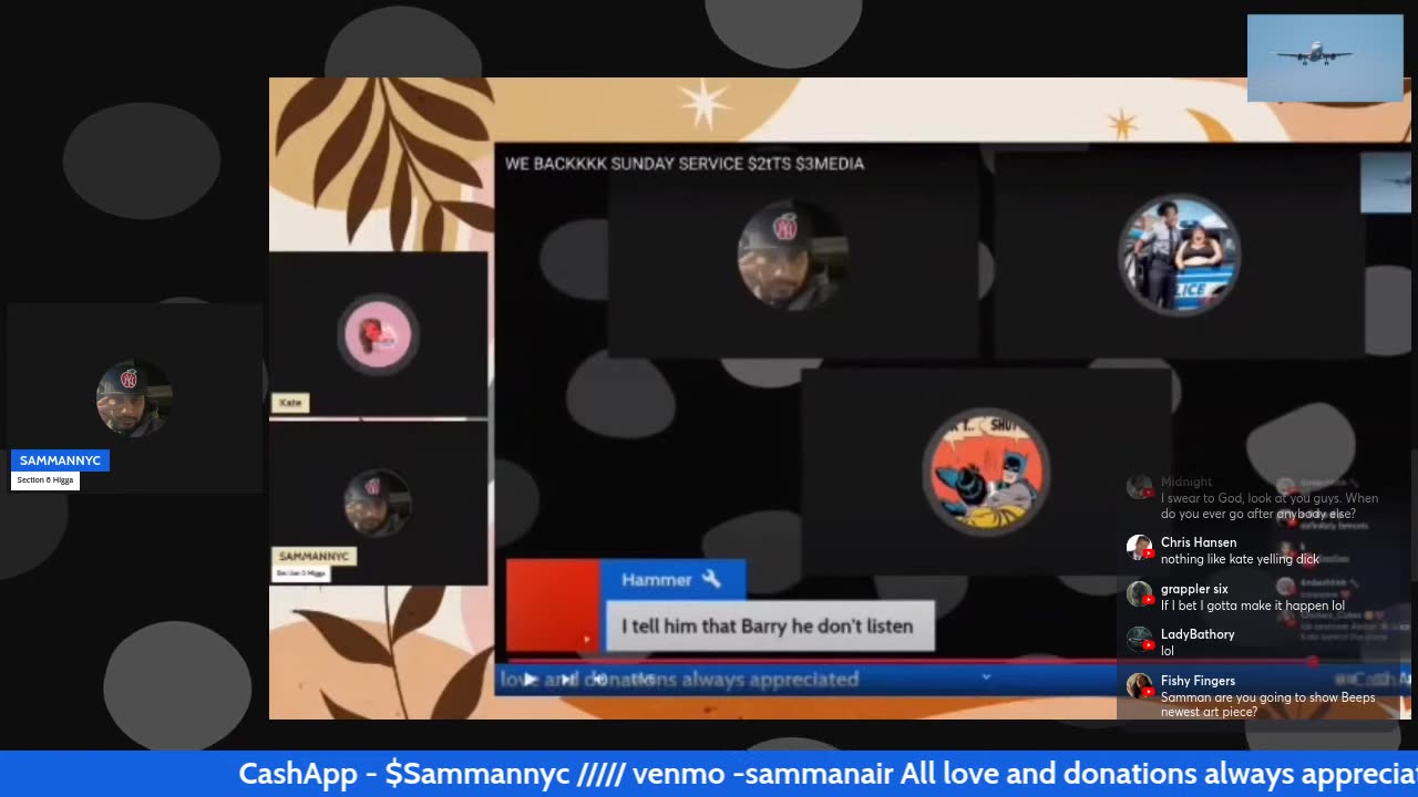 07/27/25 Sammannyc VOD: "Yurrrr Sunday service $2tts $3 media"
