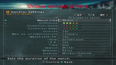 PES 3 training in 3 stars difficulty attempt 5
