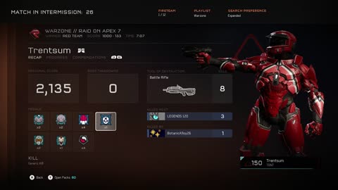 Halo WZ on Apex