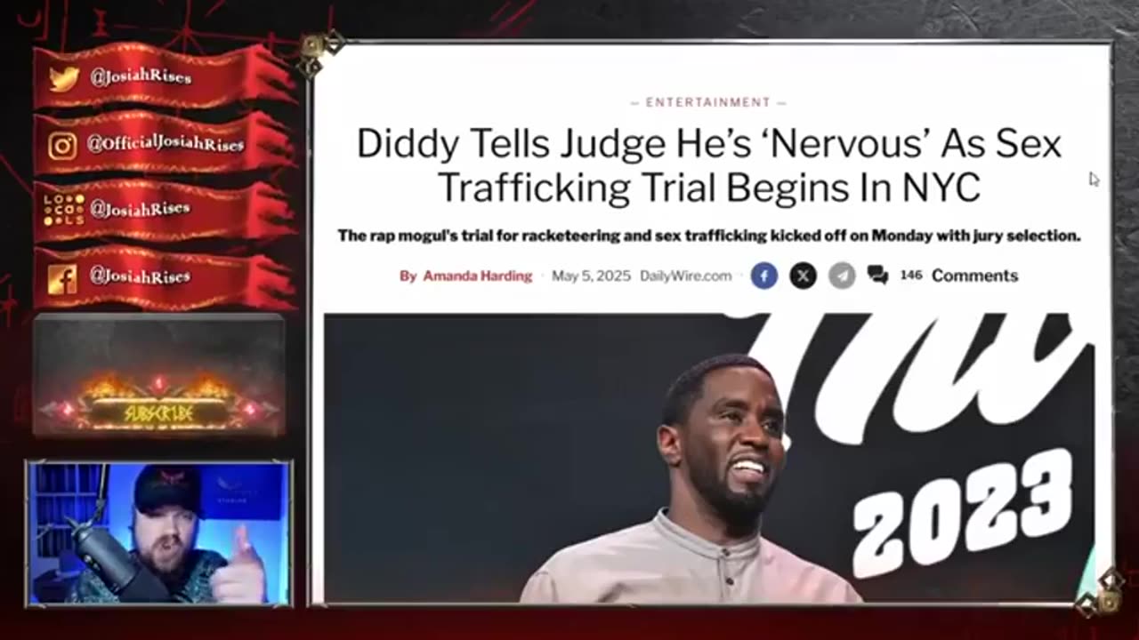 Hollywood PANICS After Diddy List RELEASED ~ Josiah Rises 5/7/25