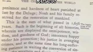 Old book says the beginning of all history i656