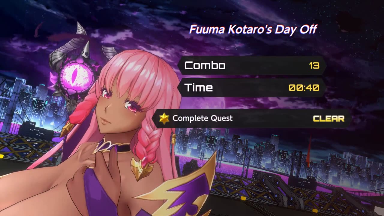 Phantasma: Purple Classic Alt 1 Intro, Outro, Dialog, and Ultimate Attack / Actionn Taimanin