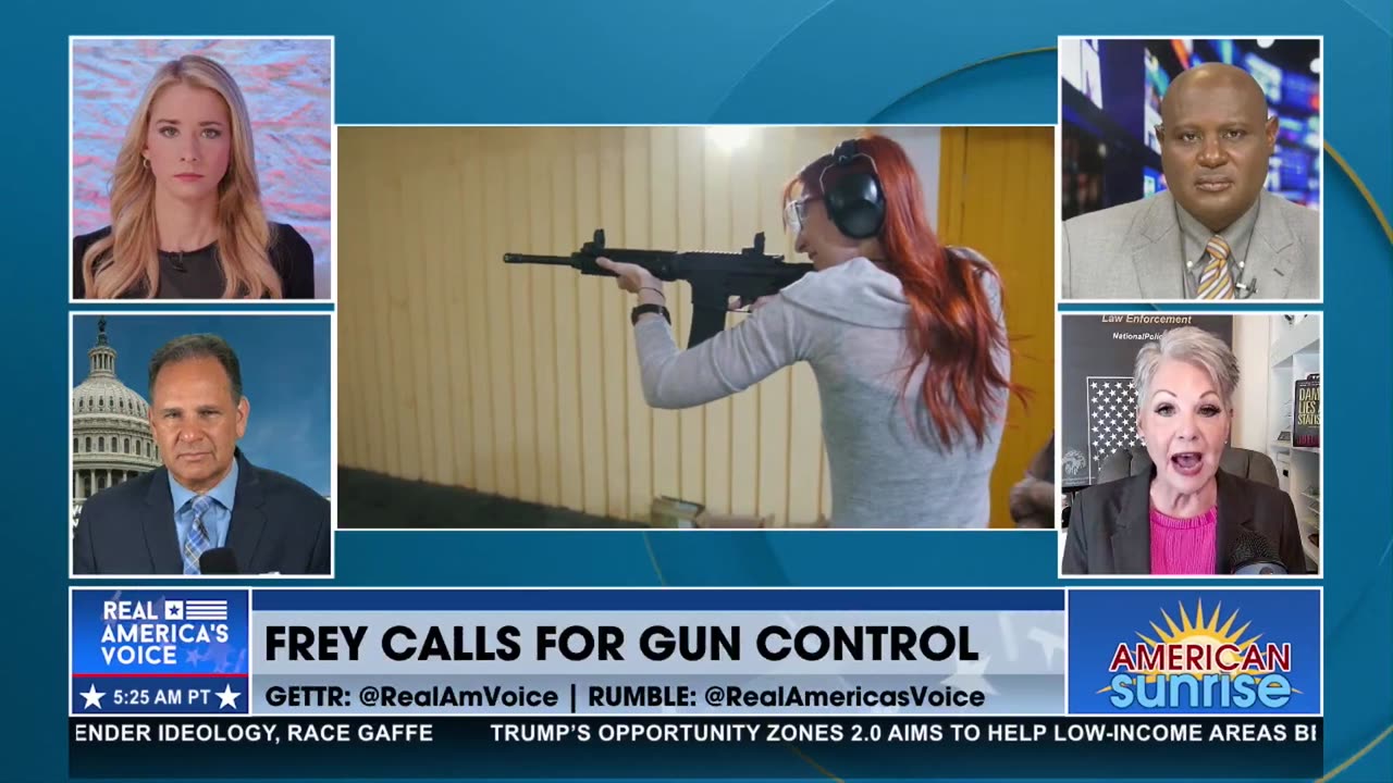 FREY CALLS FOR GUN CONTROL