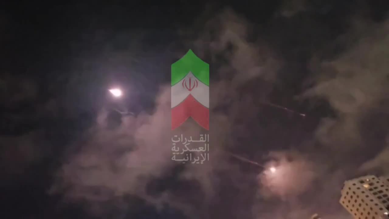 Iranian Ballistic Missiles Descend on Tel Aviv