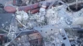 💀🔥 The aftermath of FPV drone hitting a Russian logistics transport with their dead soldiers.