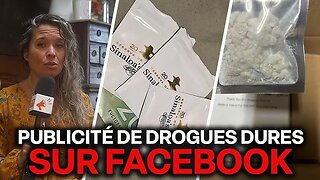 Vente en ligne ouverte de drogues dures annoncée sur Facebook au Canada