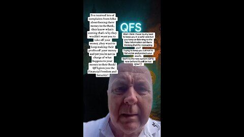Trust you have set up your QFS account accounts yet?