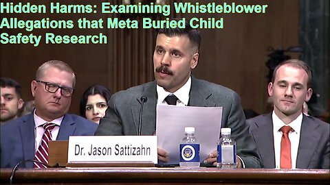 Hidden Harms: Examining Whistleblower Allegations that Meta Buried Child Safety Research - September 9, 2025