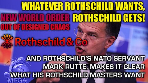 WHATEVER ROTHSCHILD WANTS, ROTHSCHILD GETS! -- AND ROTHSCHILD’S NATO SERVANT MARK RUTTE, MAKES IT CLEAR WHAT HIS ROTHSCHILD MASTERS WANT | NATO Chief's CHILLING Warning Prepare for War Like Your Grandparents Fought | Prof John Mearsheimer