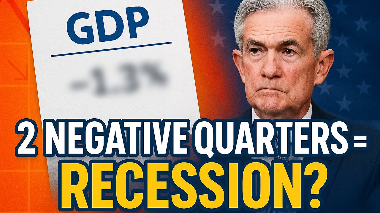 GDP SHOCK: Is the U.S. Already in a Recession?