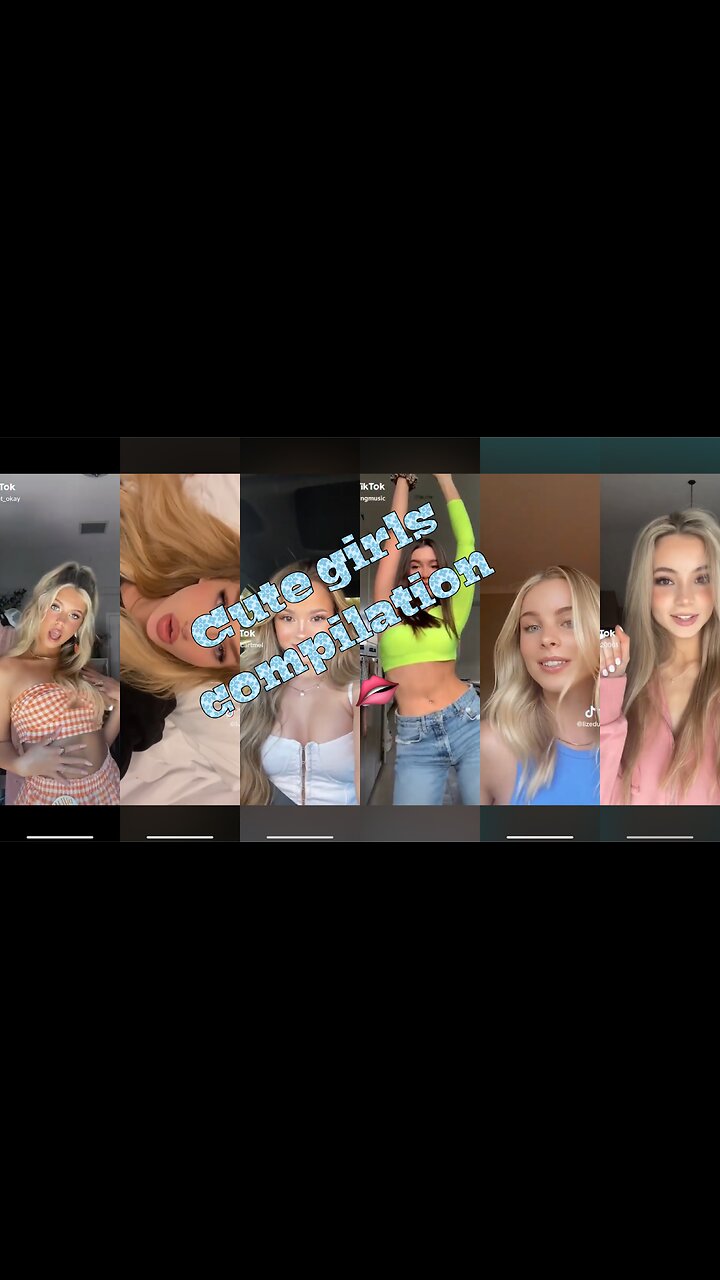 Beautiful Cute Tiktok girls compilation, No Bra Challenge compilation