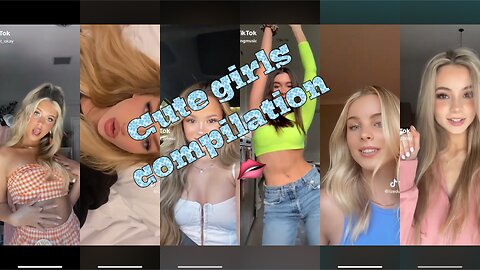 Beautiful Cute Tiktok girls compilation, No Bra Challenge compilation 