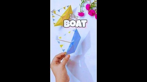 DIY paper boat ⛵ how to make paper boat