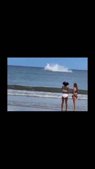 Small Plane Crashes Near A NC Beach, Rescuers Reach Plane In 30 Seconds, Pull Pilot From Under Water