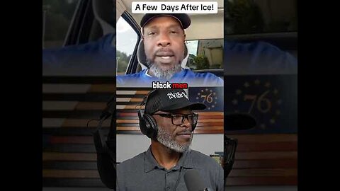 ICE clears the path for Black men ✊🏿