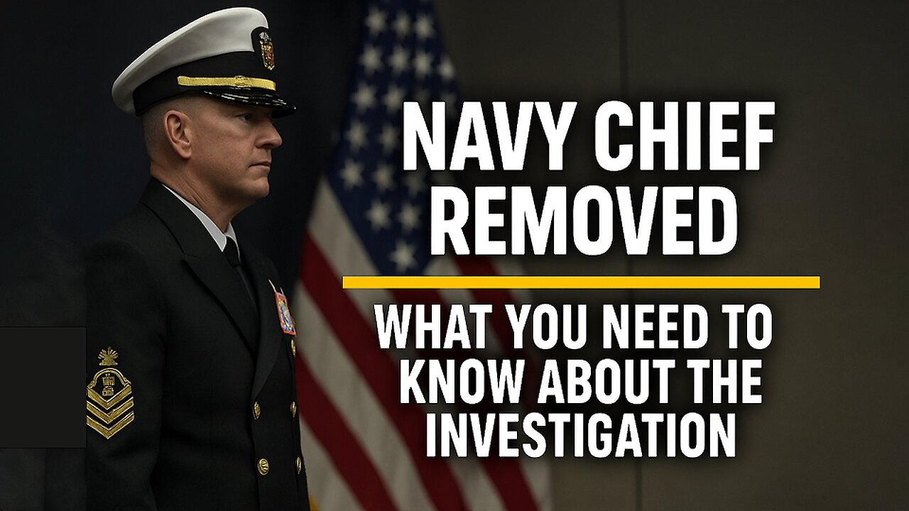 Navy Chief Removed | Full Investigation Breakdown & Key Facts | NewsDrift