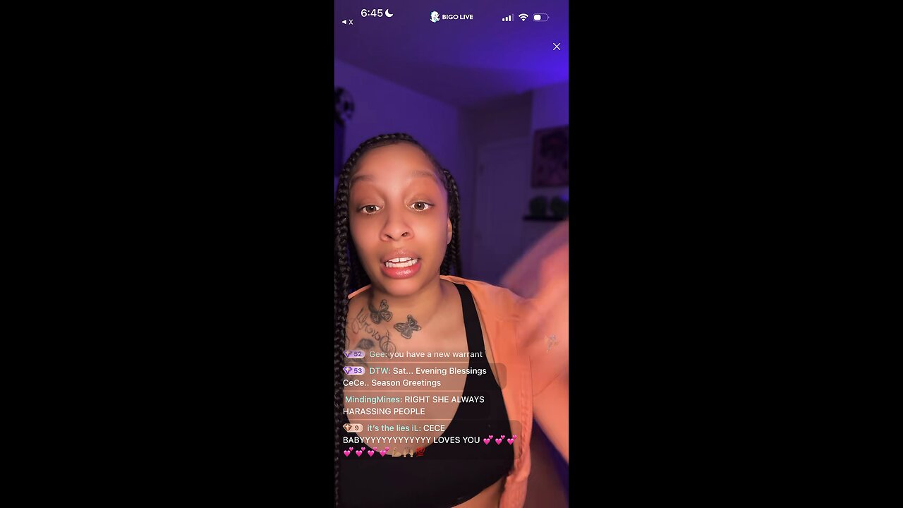 TRAP CECE READS LIYAH DA DOLL BIGO LIVE