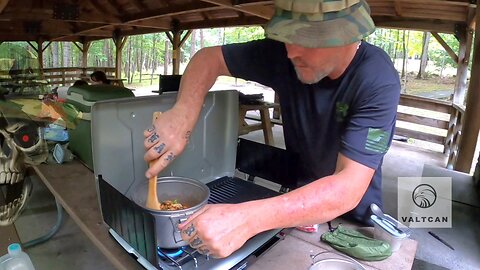 Cooking Stir Fry in the Valtcan Titanium Rice Cooker Pot