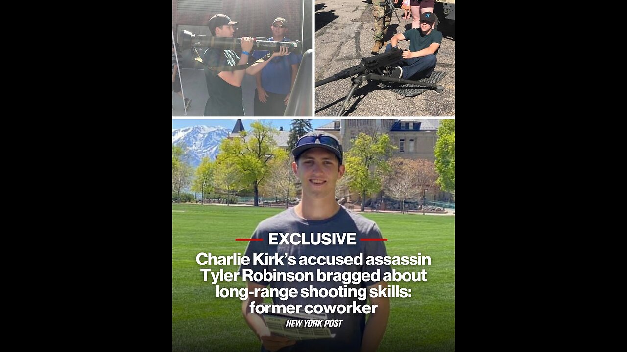Charlie Kirk’s accused assassin Tyler Robinson bragged about long-range shooting skills