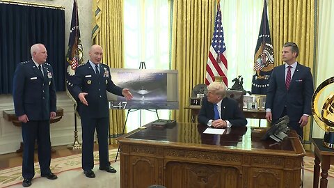 The Biggest Controversiay Trump enthüllt F-47 Kampfjet & greift biden Historische Ansprache zur US