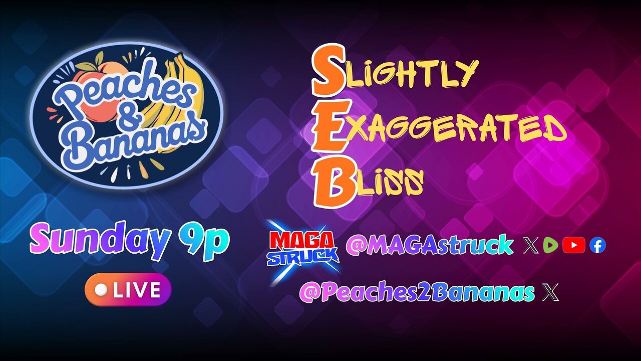 Peaches & Bananas Slightly Exaggerated Bliss