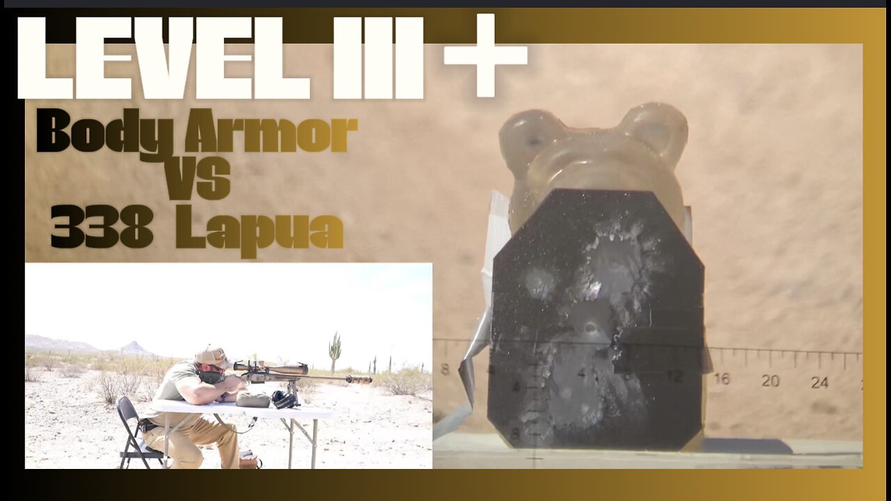 Can Level 3 + Body Armor Stop a 338 Lapua?