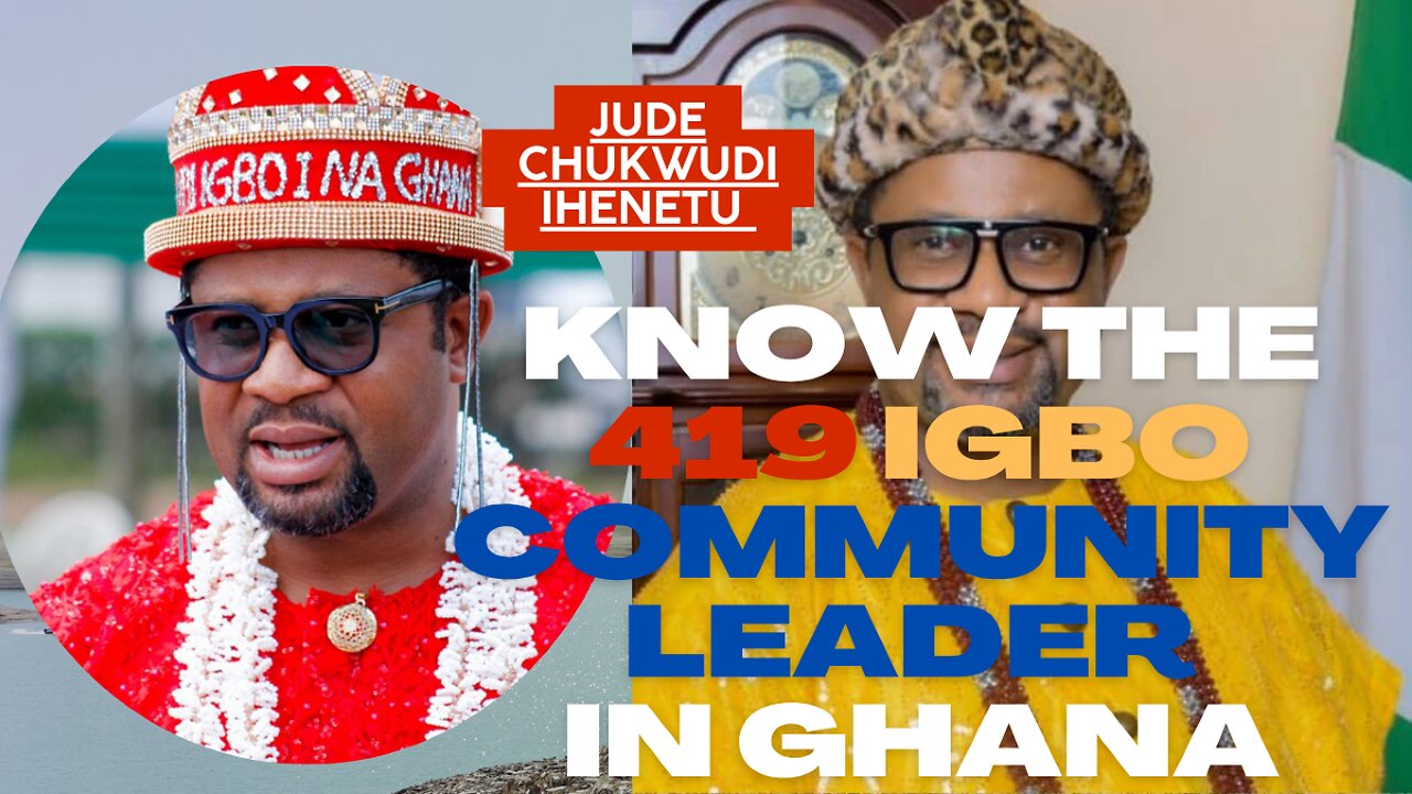 Know the 419 Igbo Community Leader calling himself a KING in Ghana - Jude Chukwudi Ihenetu