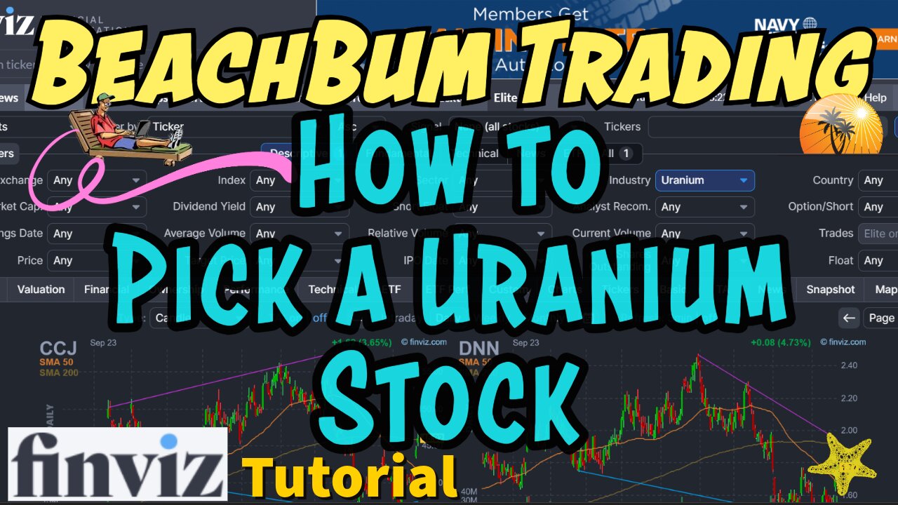 How to Pick a Uranium Stock | FinViz Tutorial