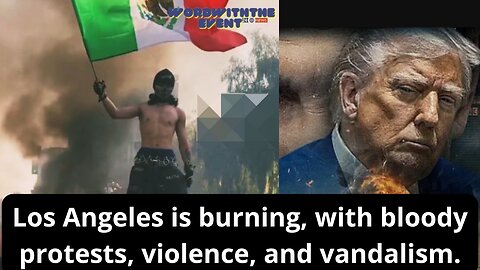 Los Angeles is burning, with bloody protests, violence, and vandalism.